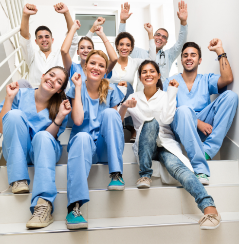 studenci kierunków medycznych cieszą się